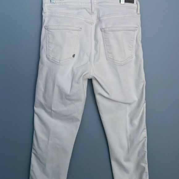 Citizens of Humanity Harlow Ankle high rise slim white jeans 28 - Picture 7 of 10